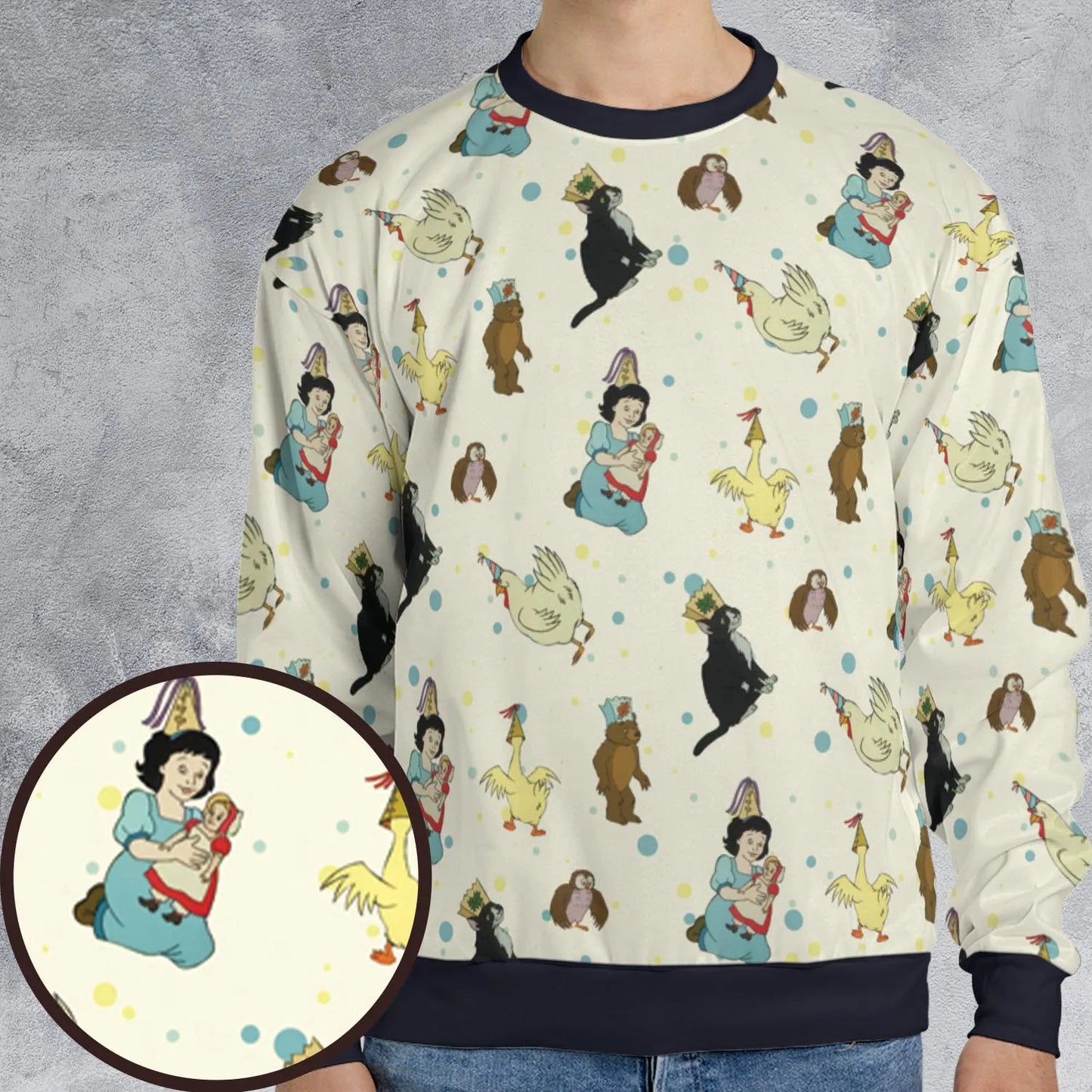 All-over Print Sweatshirt - UX33KZFZ