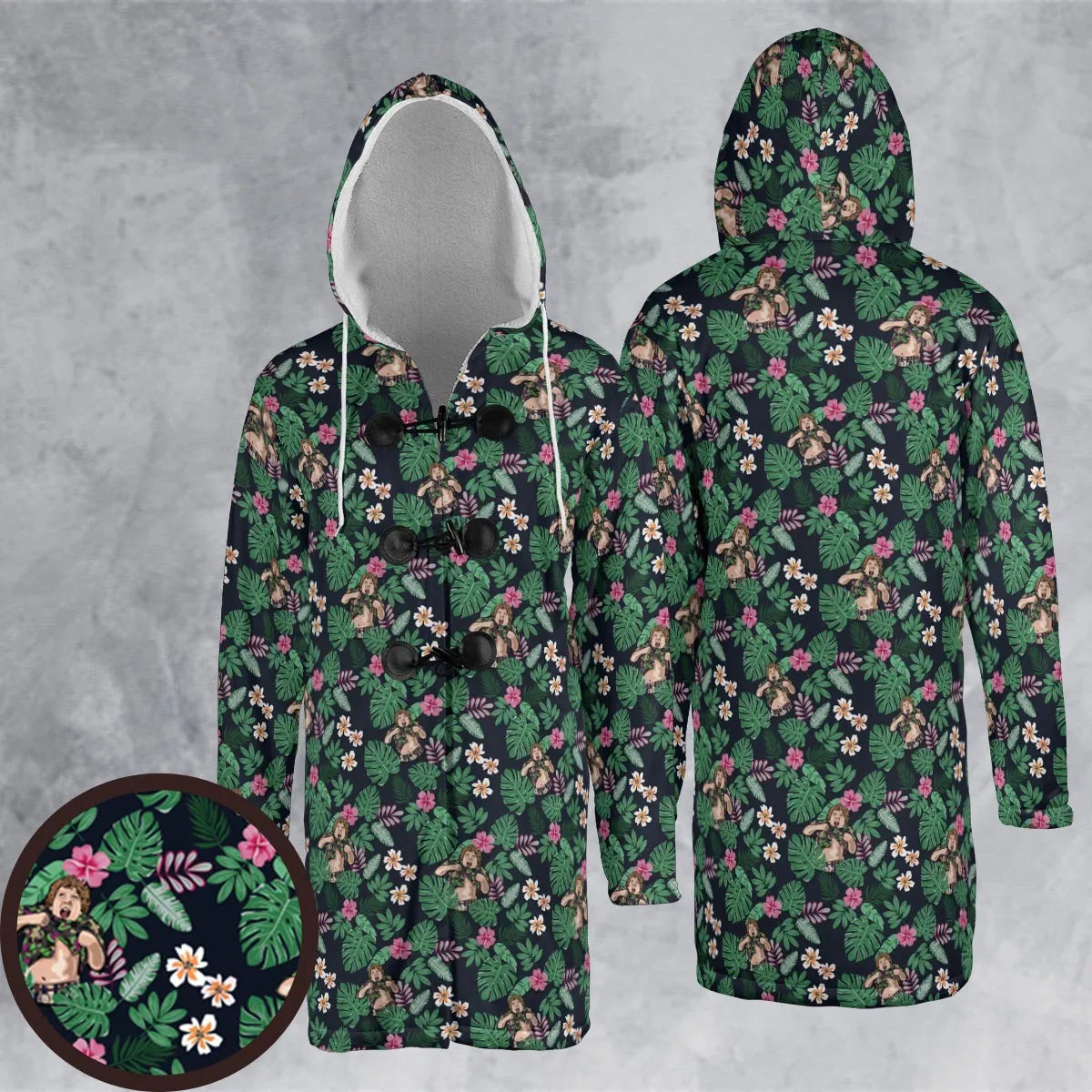 Hooded Cloak Coat - JRU3LZCB