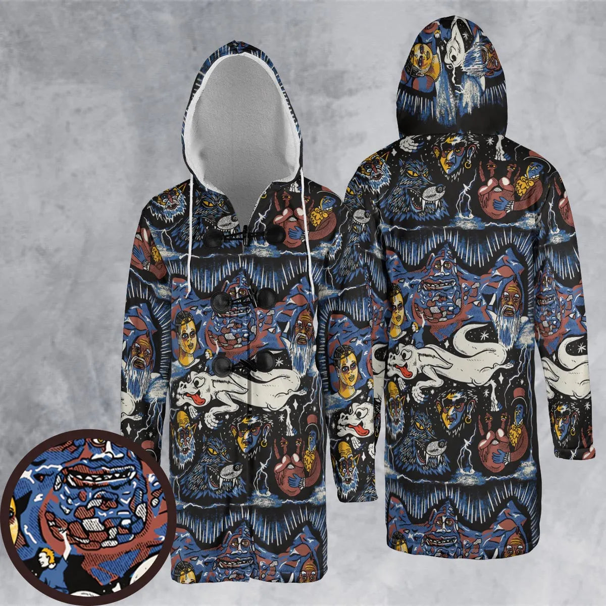 Hooded Cloak Coat - EA79B19P