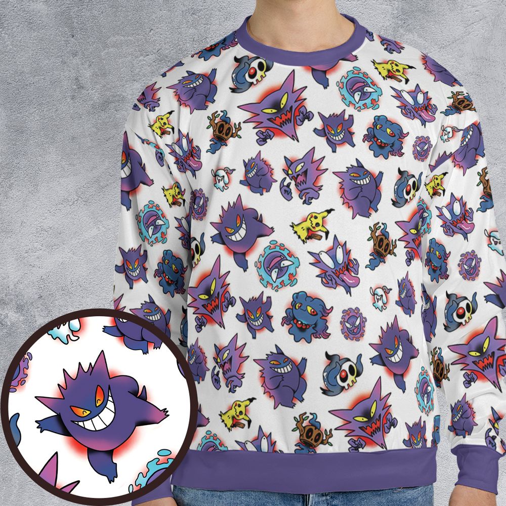 All-over Print Sweatshirt - GKHXT2VA -  - 1