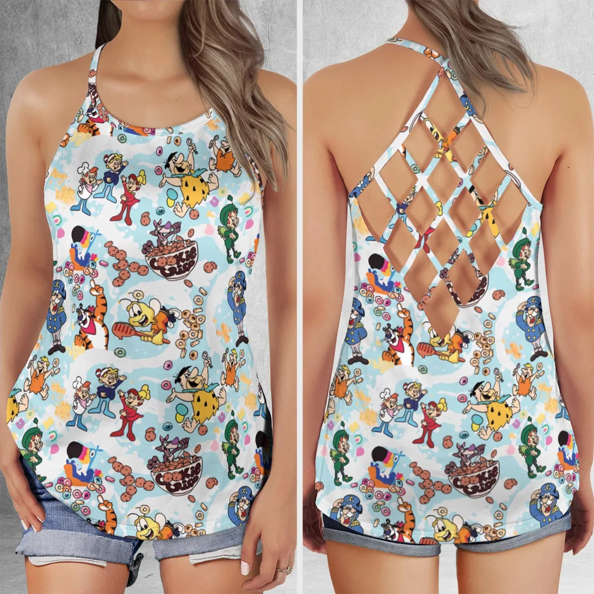 Criss Cross Tank Top - KBU5KPLC