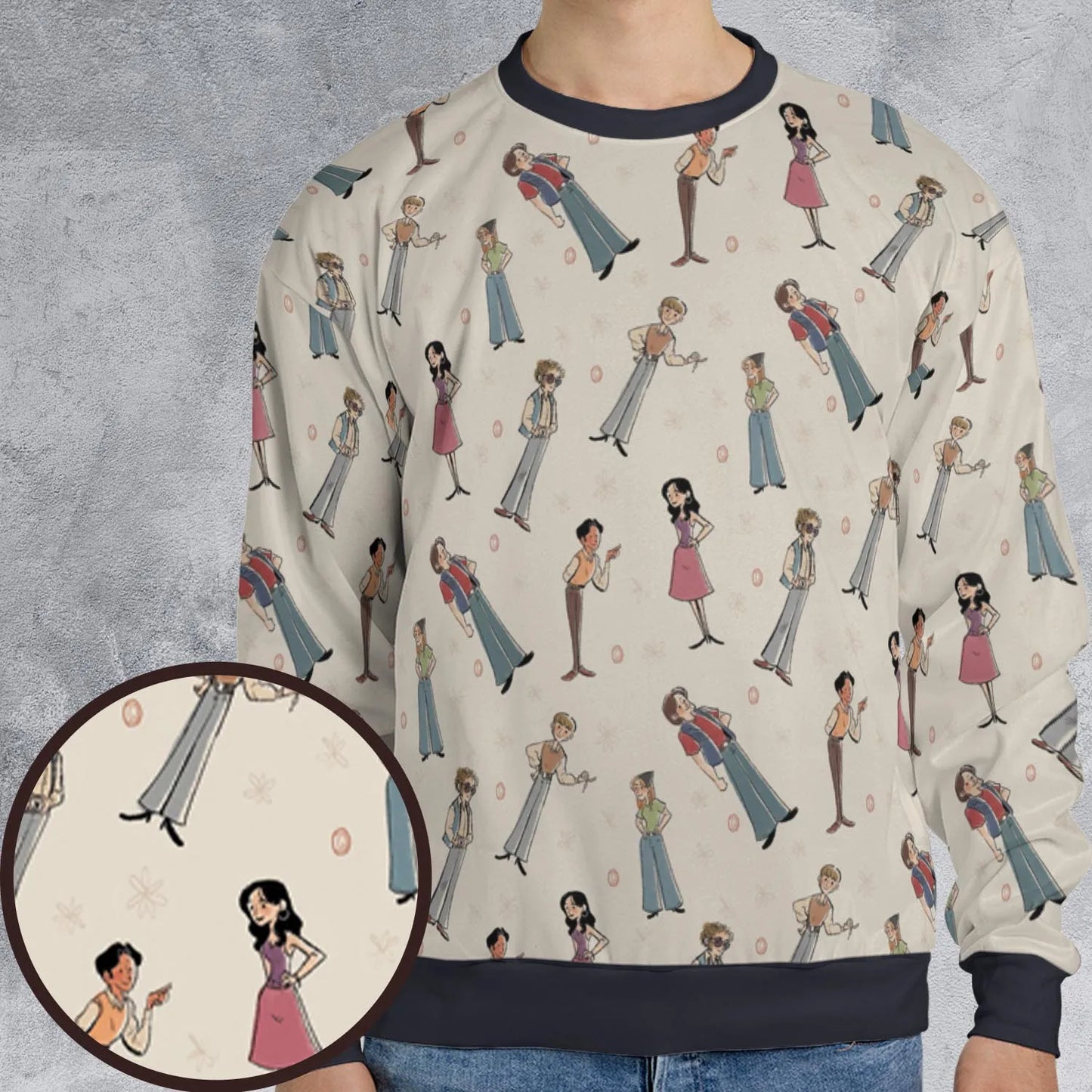 All-over Print Sweatshirt - NSME62XL