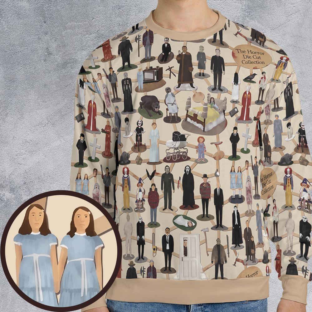All-over Print Sweatshirt - H4JFW3DU -  - 1