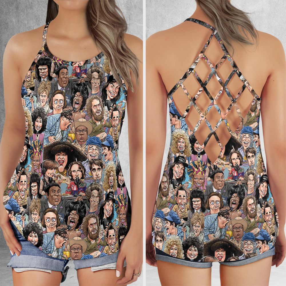 Criss Cross Tank Top - SV6N6K4Q -  - 1