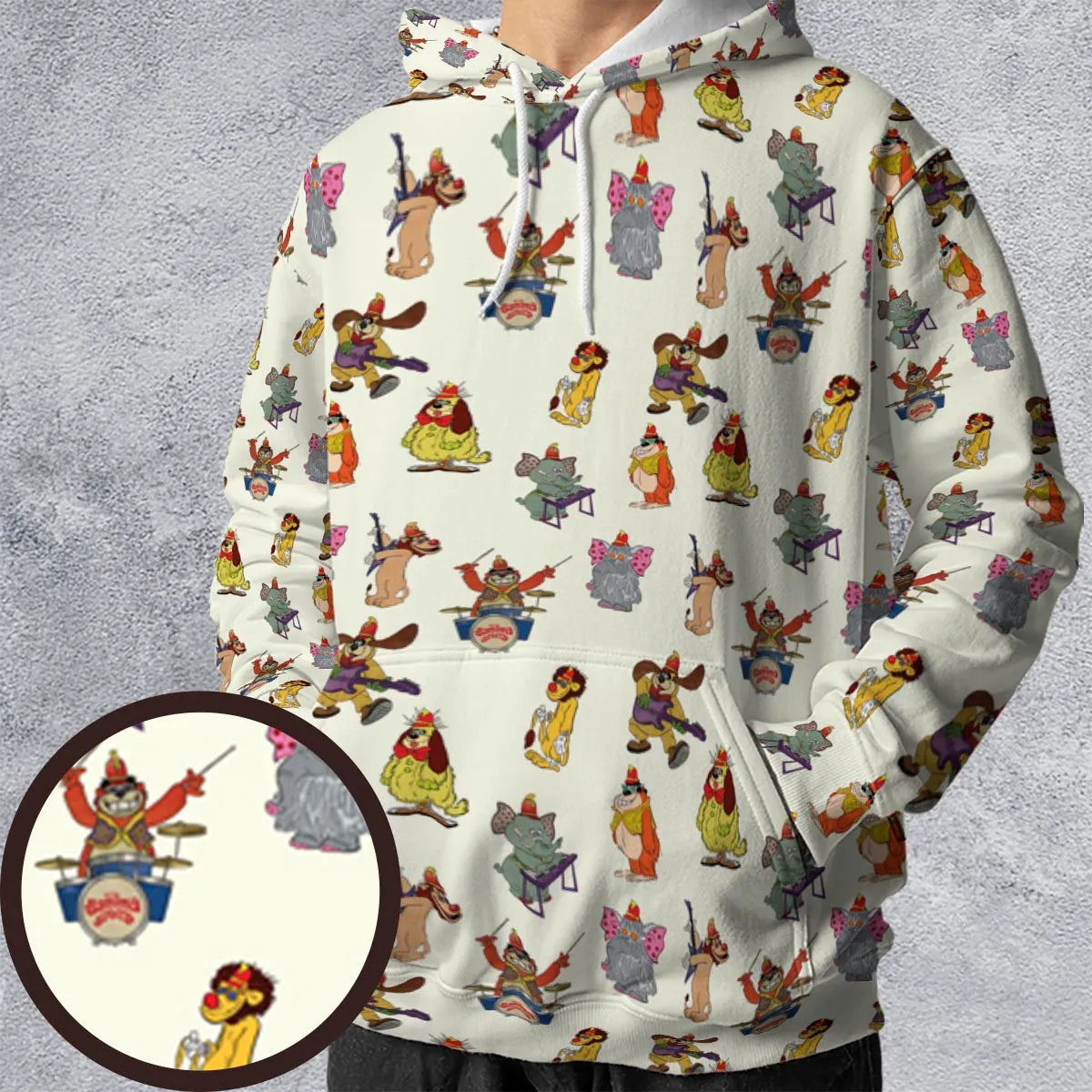 All-over Print Hoodie - 6S54LW47