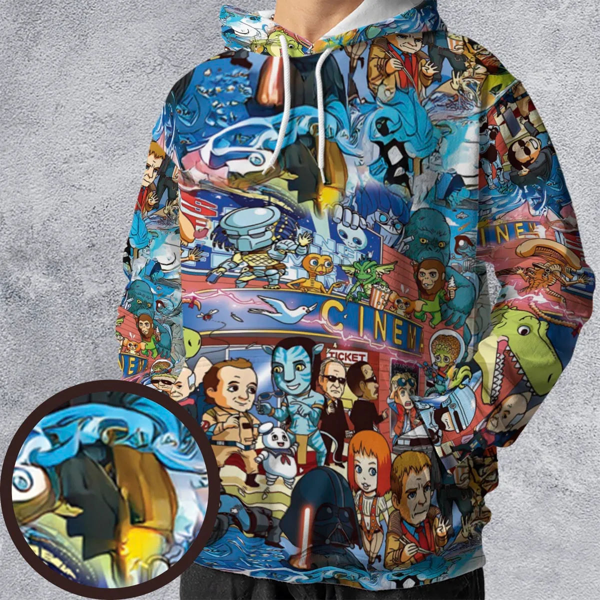 All-over Print Hoodie - GRKWFTFT