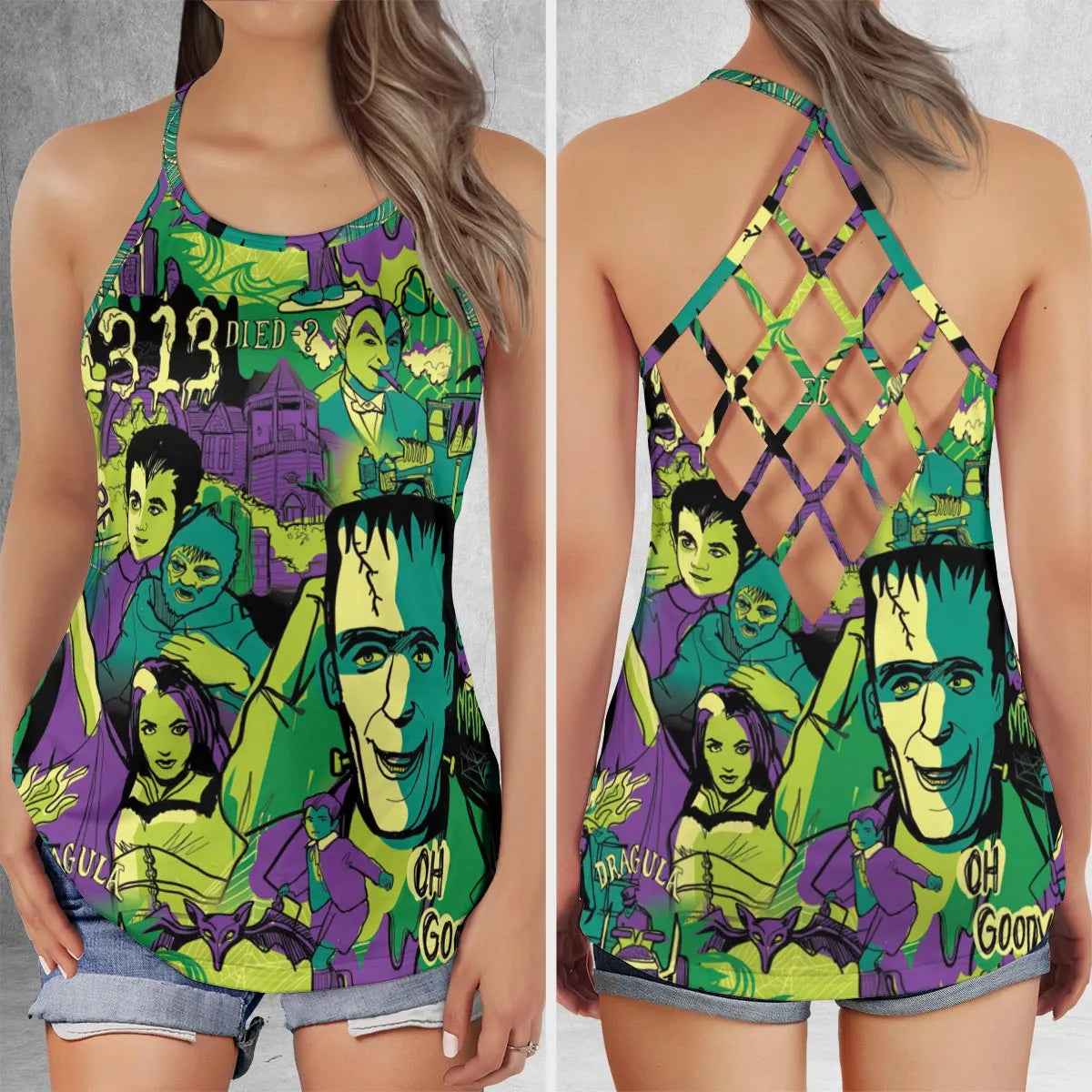 Criss Cross Tank Top - BVPV8NF3