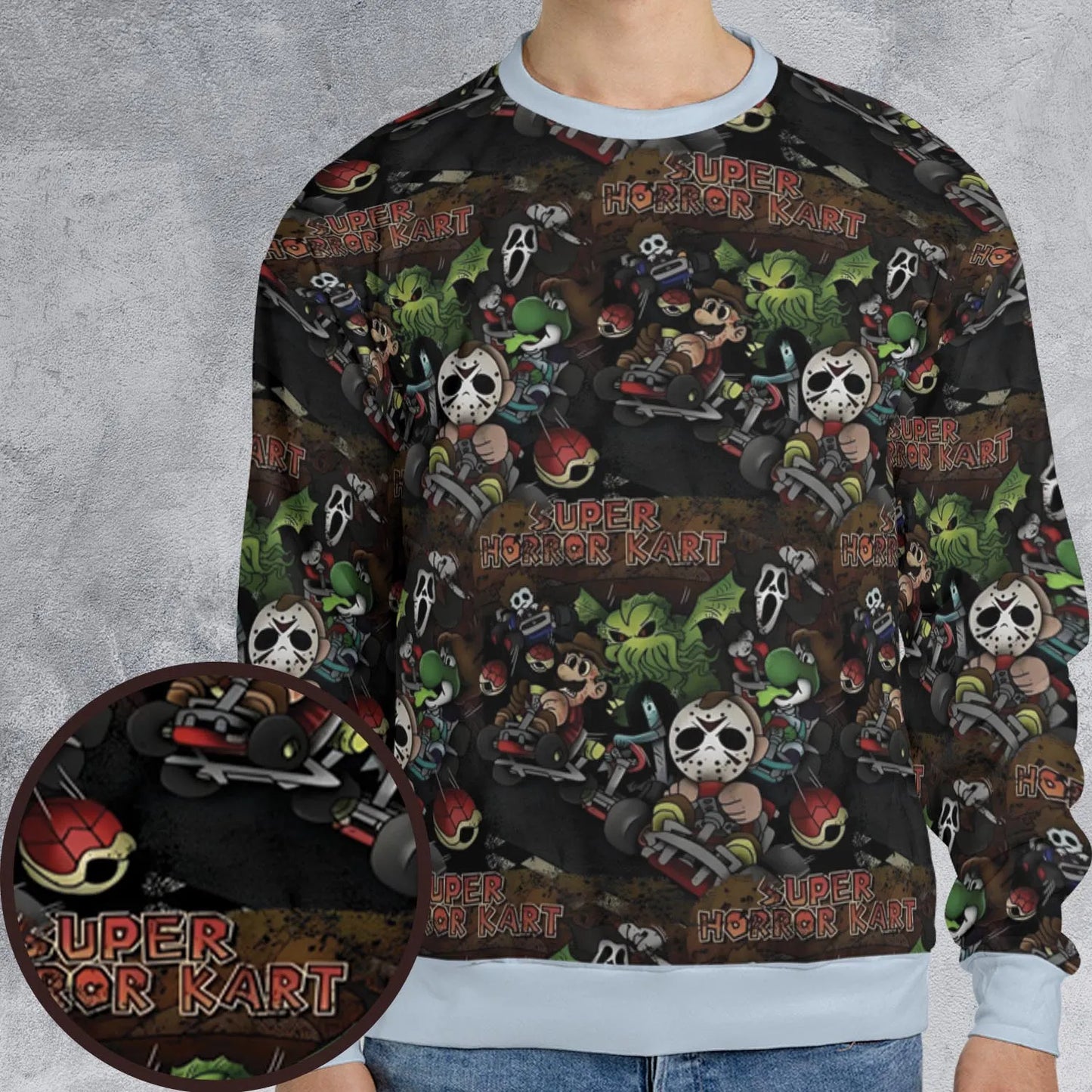 All-over Print Sweatshirt - L1V7QB12