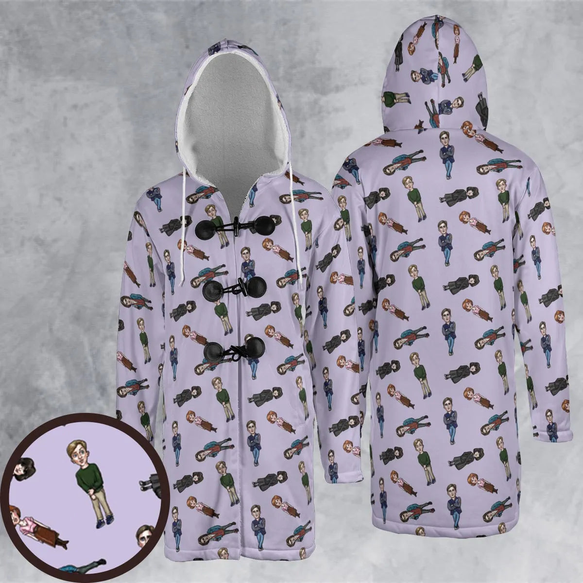 Hooded Cloak Coat - NYVC4M3Y