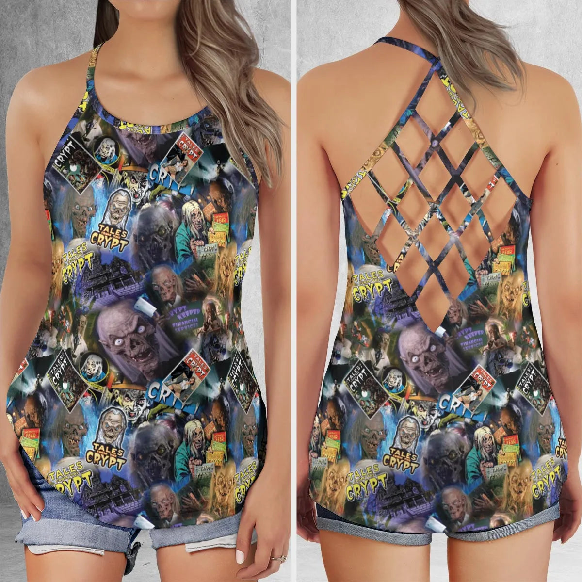 Criss Cross Tank Top - 7CV4BV4E