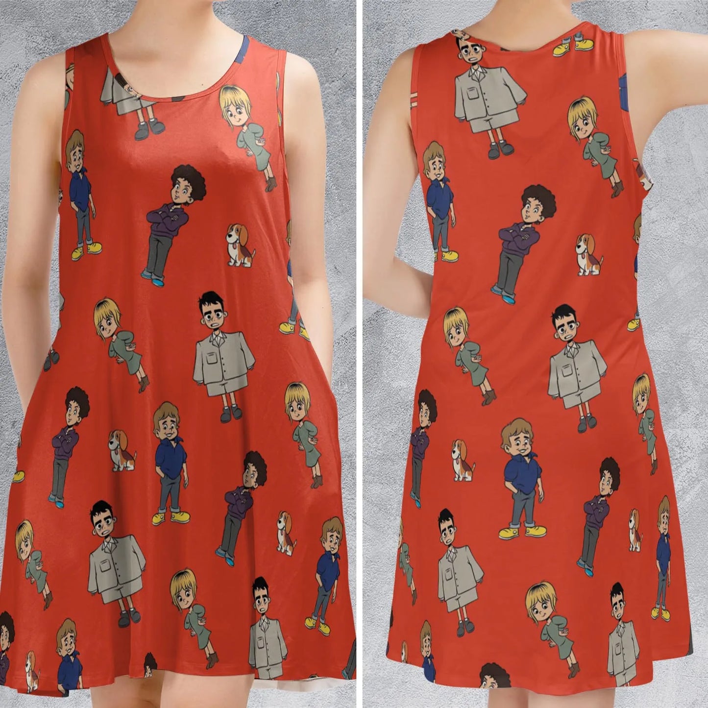 Sleeveless Dress - L2E88DUD