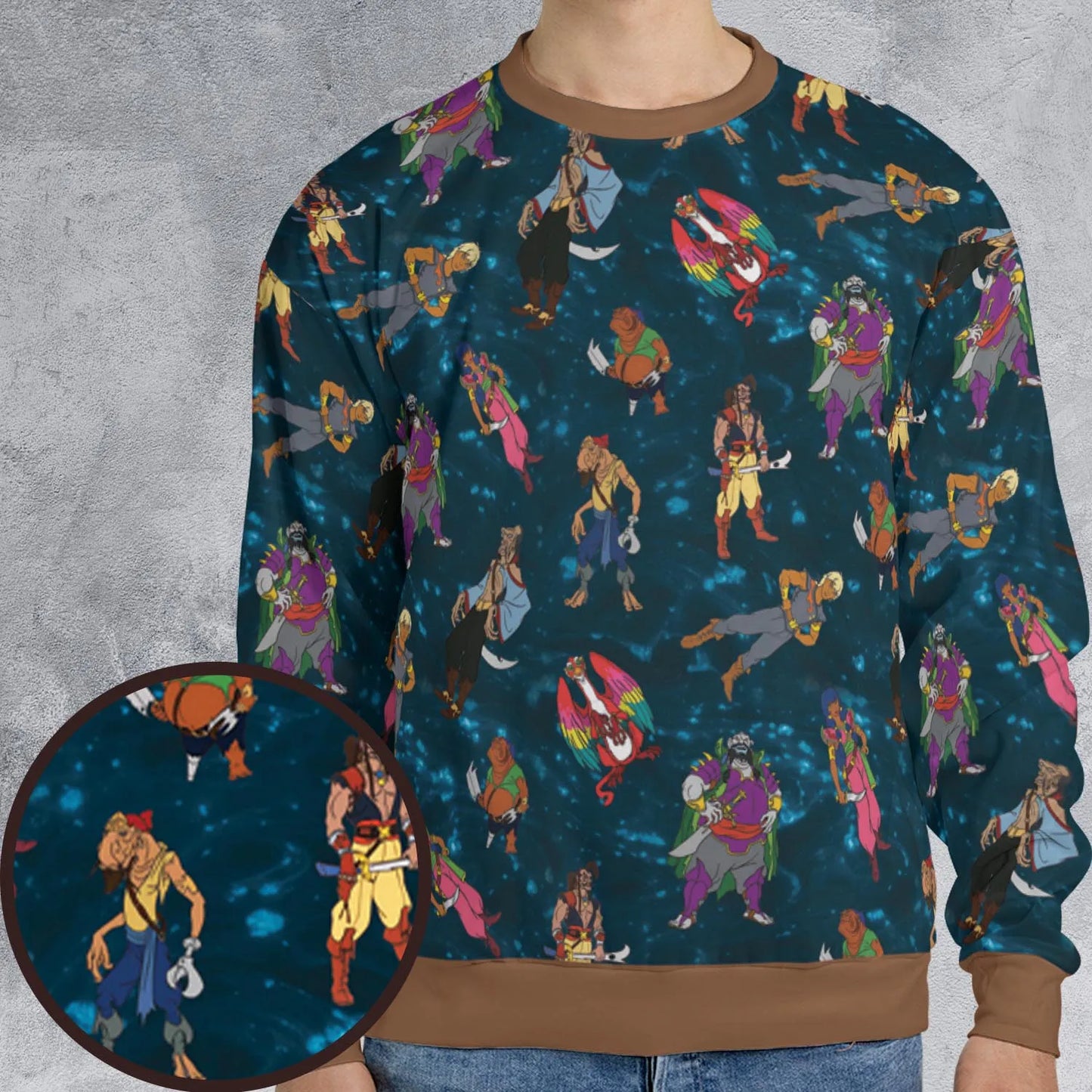 All-over Print Sweatshirt - WBMFMF5C
