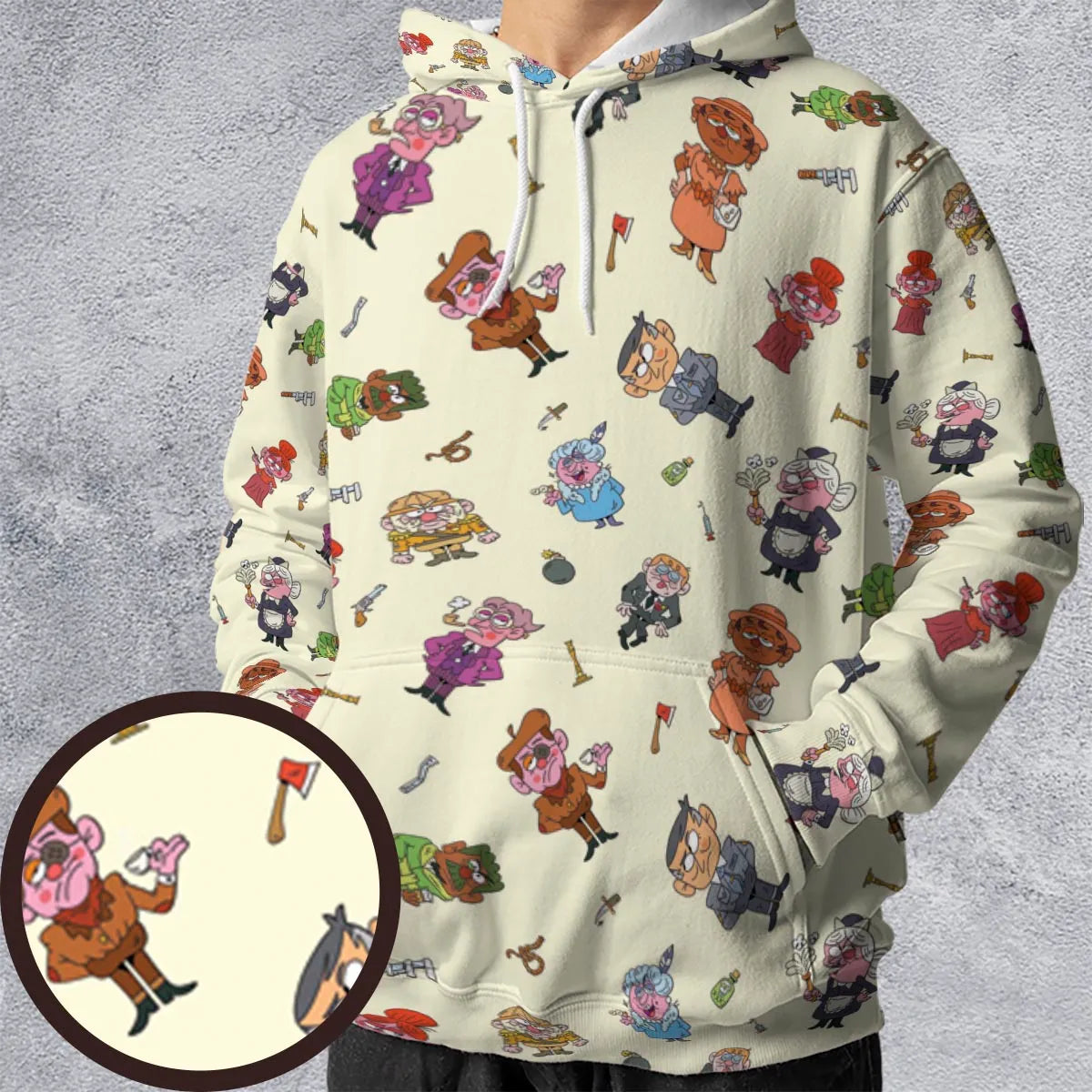 All-over Print Hoodie - V6UN272C