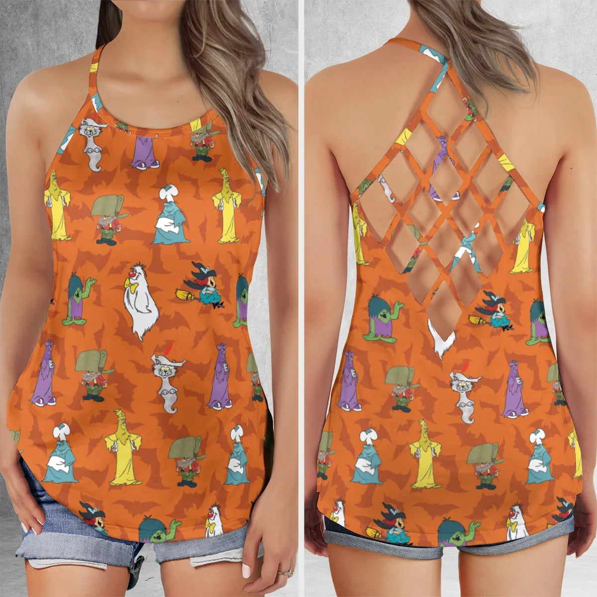 Criss Cross Tank Top - YHV57136