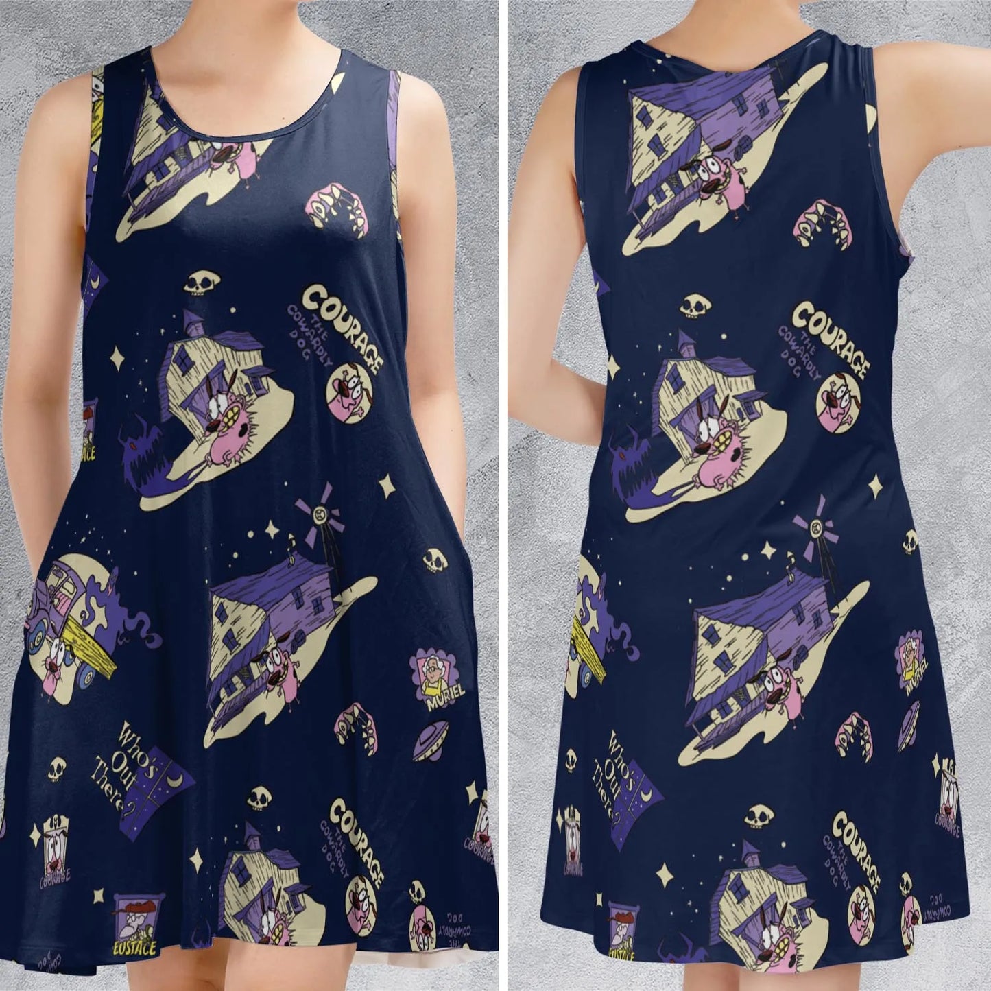 Sleeveless Dress - RVYFPAQV