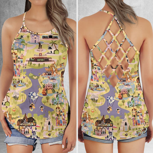 Criss Cross Tank Top - HTNTCF9A -  - 1