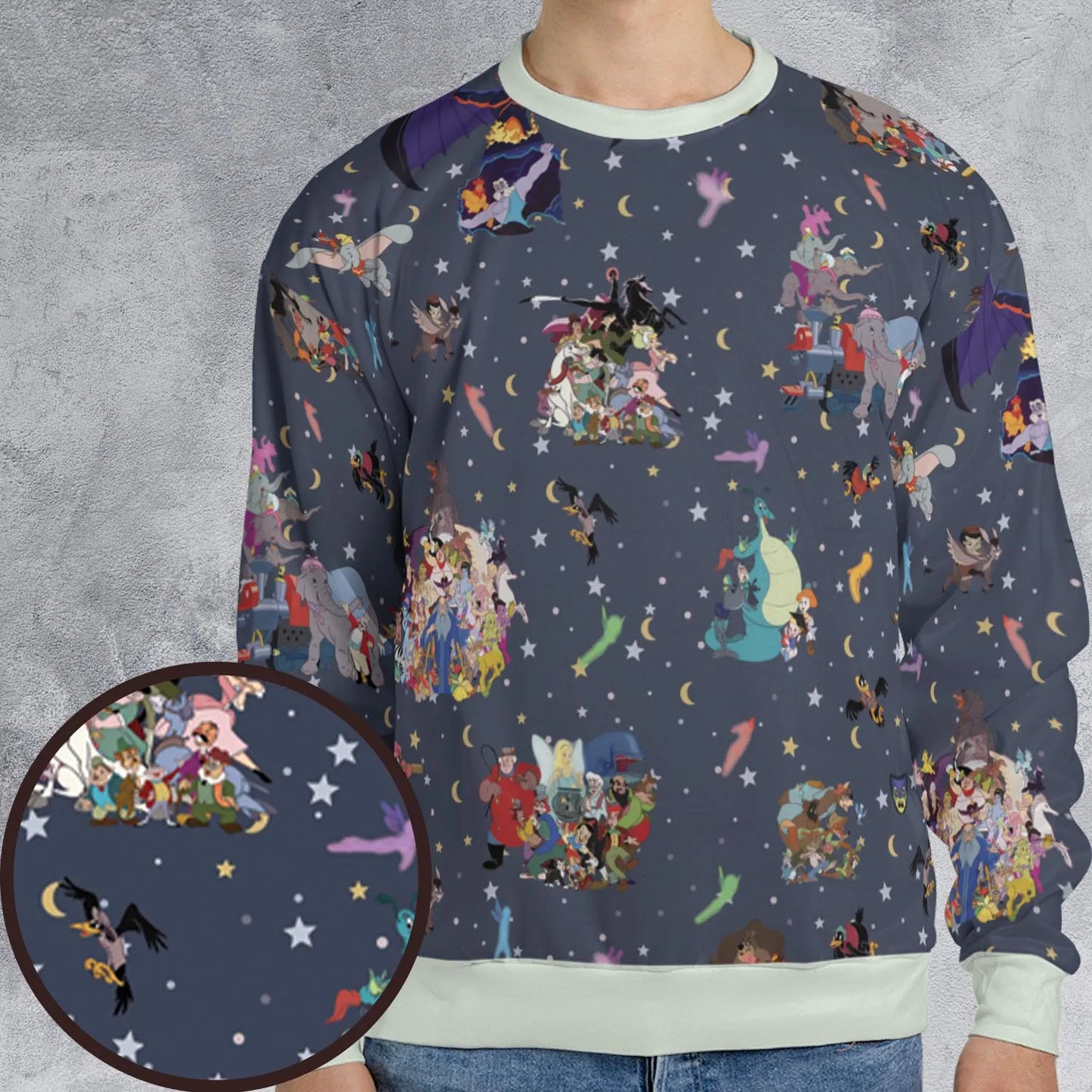 All-over Print Sweatshirt - TZUBLQVW