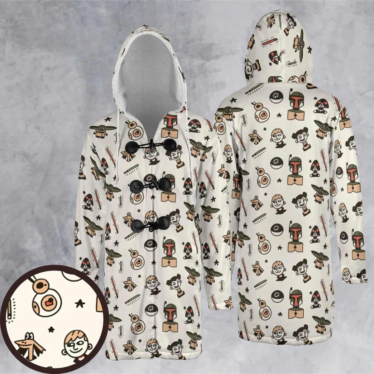 Hooded Cloak Coat - FXYTMLLN