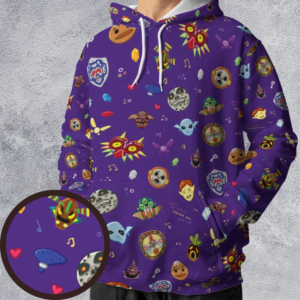 All-over Print Hoodie - L5ECV9B3