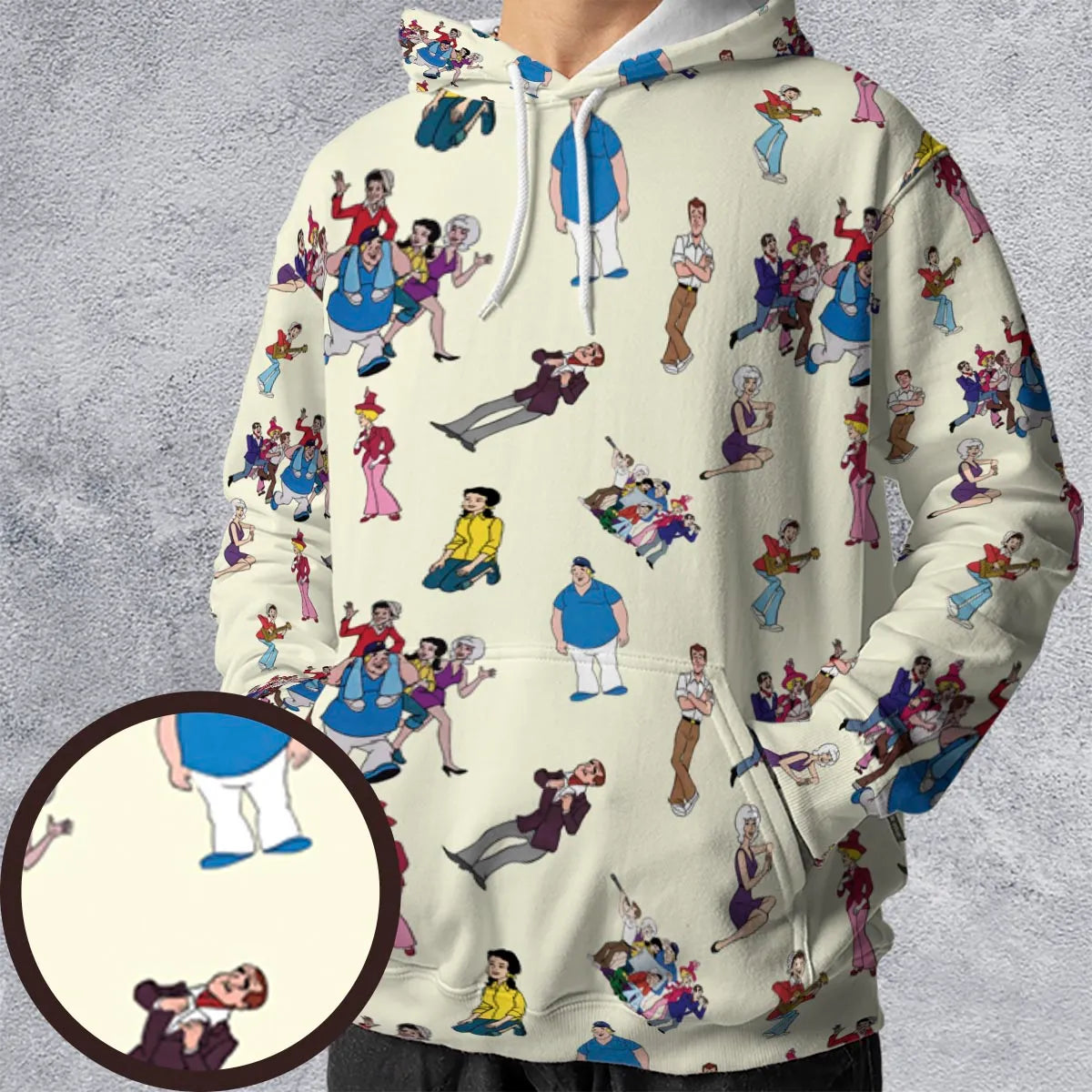 All-over Print Hoodie - 9232251M