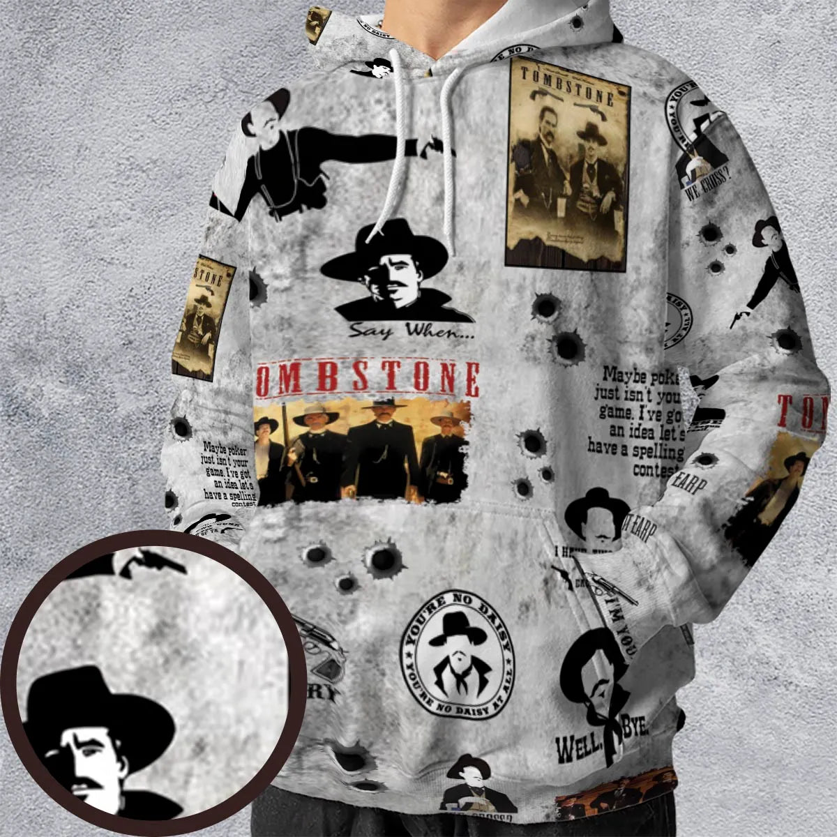 All-over Print Hoodie - 9B45D5PH