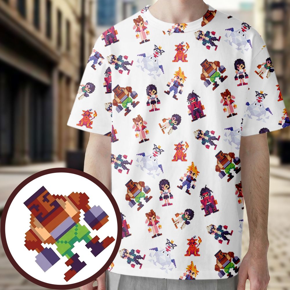Ff7 Pixel Character -  - 1