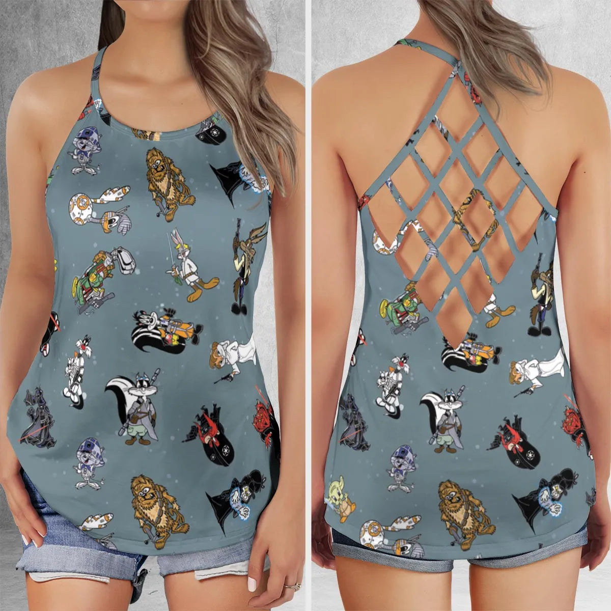 Criss Cross Tank Top - A6ZR4UUP