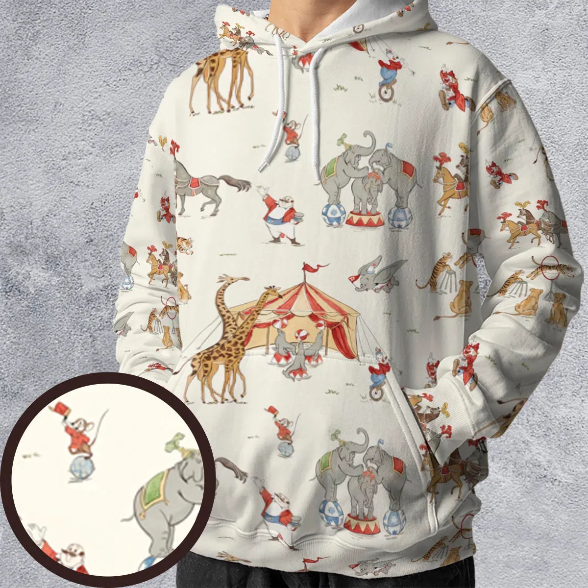 All-over Print Hoodie - KN6XQFZS