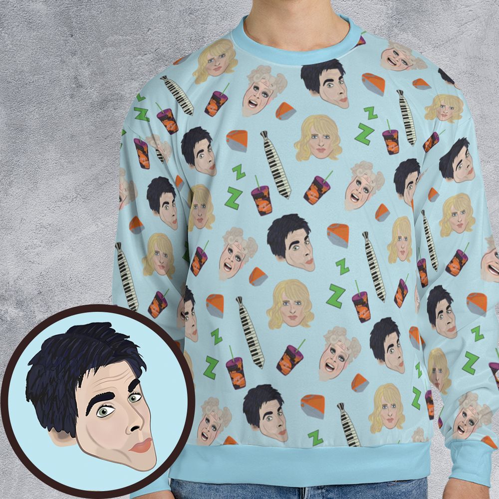 All-over Print Sweatshirt - TBPXBZNT -  - 1