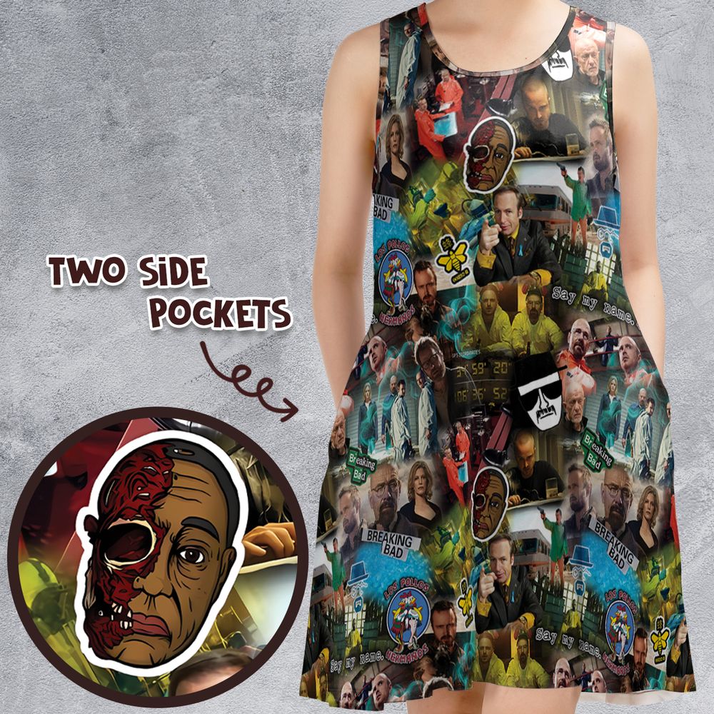 Sleeveless Dress - 8HCP2CRT -  - 1