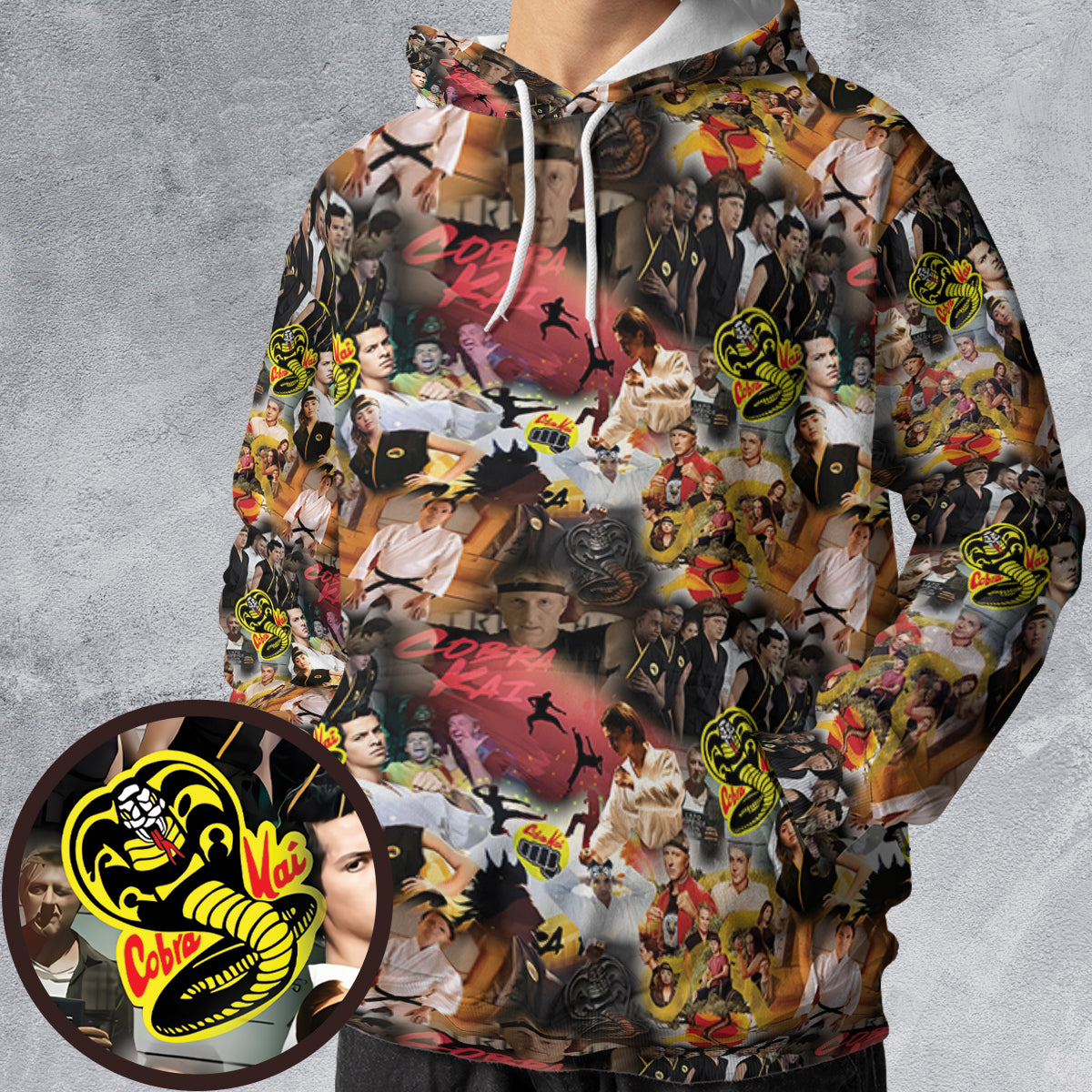 All-over Print Hoodie - 4LHAB474