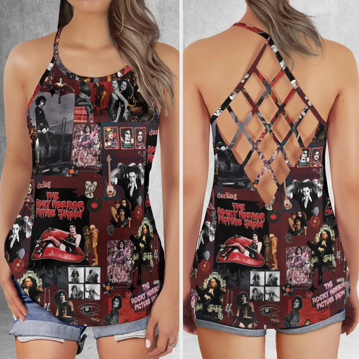 Criss Cross Tank Top - 9T8ALFXK