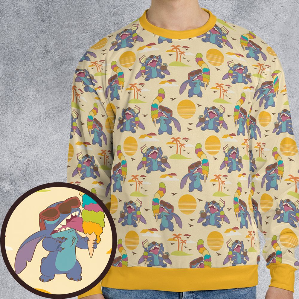 All-over Print Sweatshirt - R61HGUM5 -  - 1