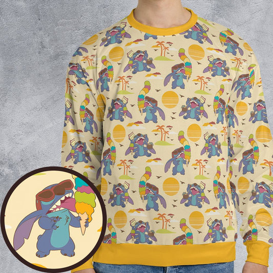 All-over Print Sweatshirt - R61HGUM5 -  - 1