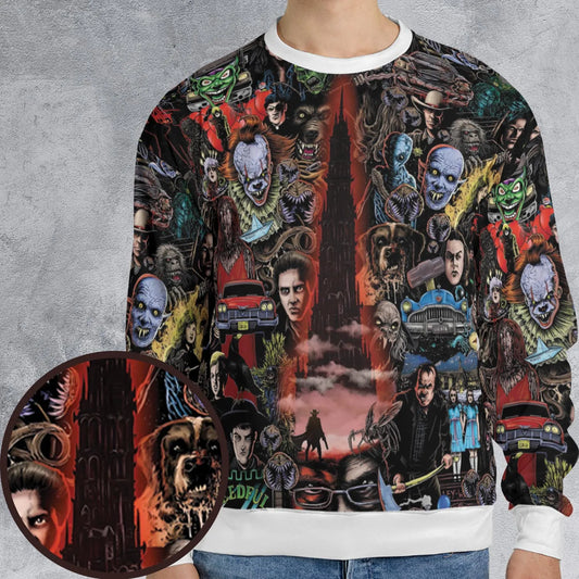 All-over Print Sweatshirt - 9AYB4K9R