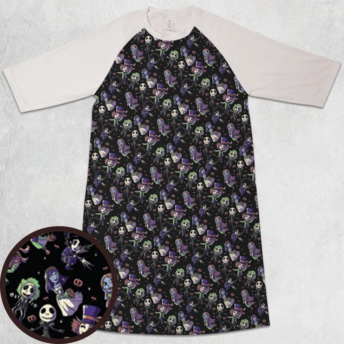 3/4 Sleeve Raglan Dress - 548KSFTD