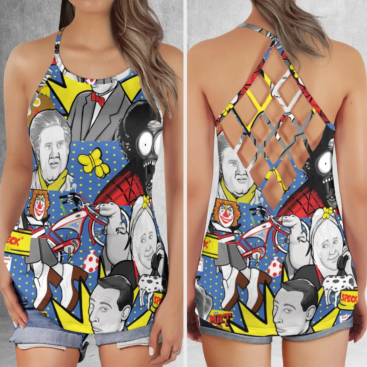 Criss Cross Tank Top - CT7XAMNM
