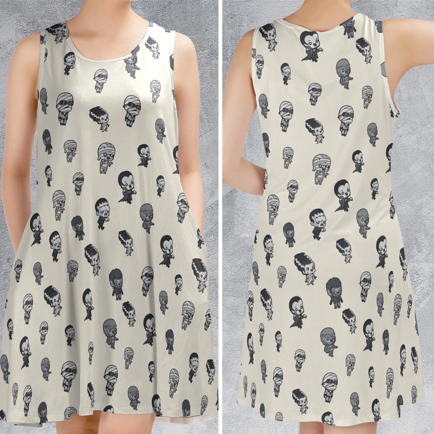 Sleeveless Dress - AWNEA7WK