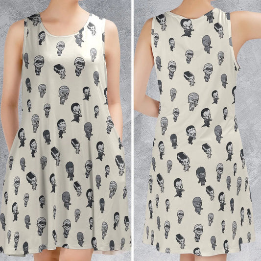 Sleeveless Dress - AWNEA7WK