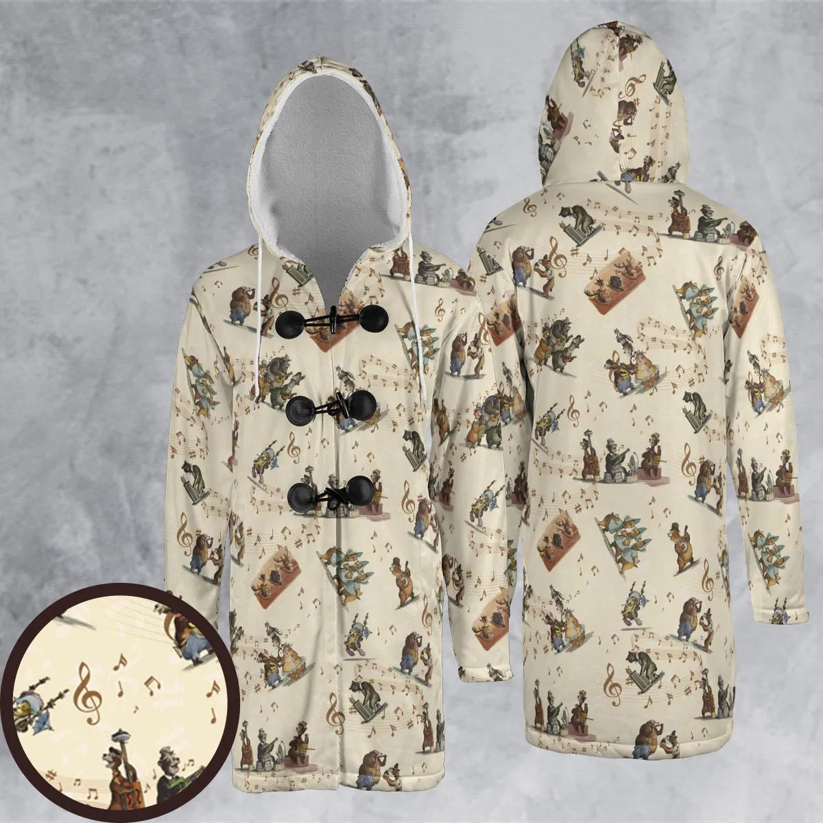 Hooded Cloak Coat - 321RCK87