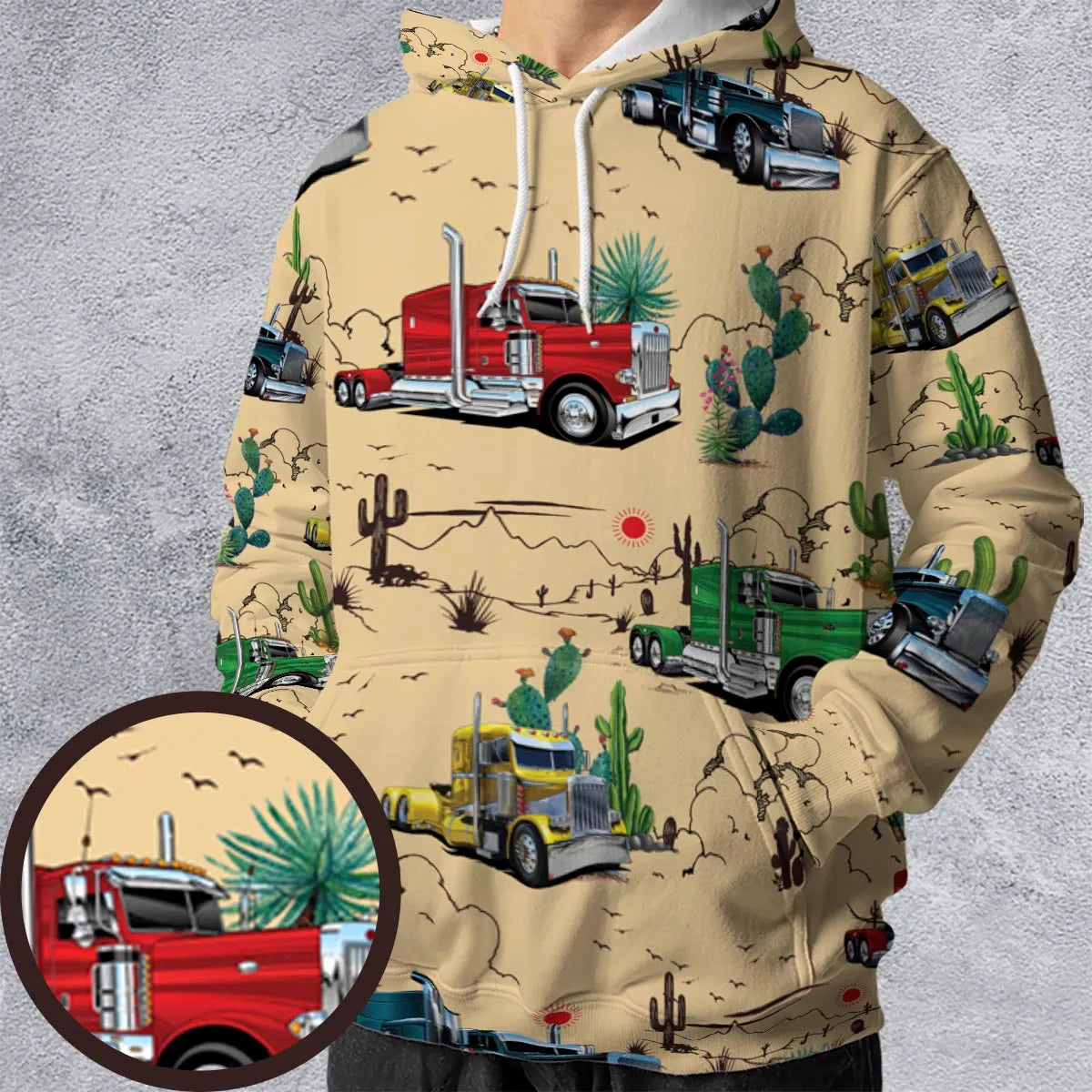 All-over Print Hoodie - 85JJ8WEF