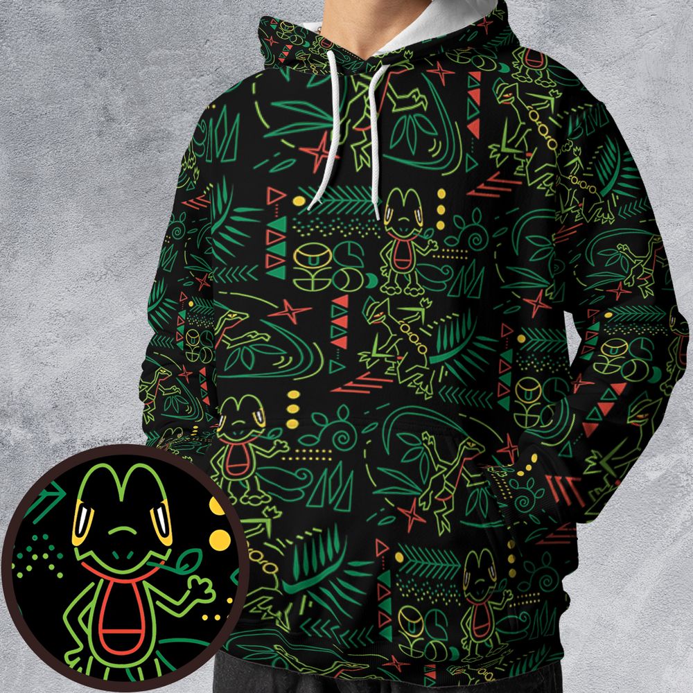 All-over Print Hoodie - DDTRB4K6 -  - 1