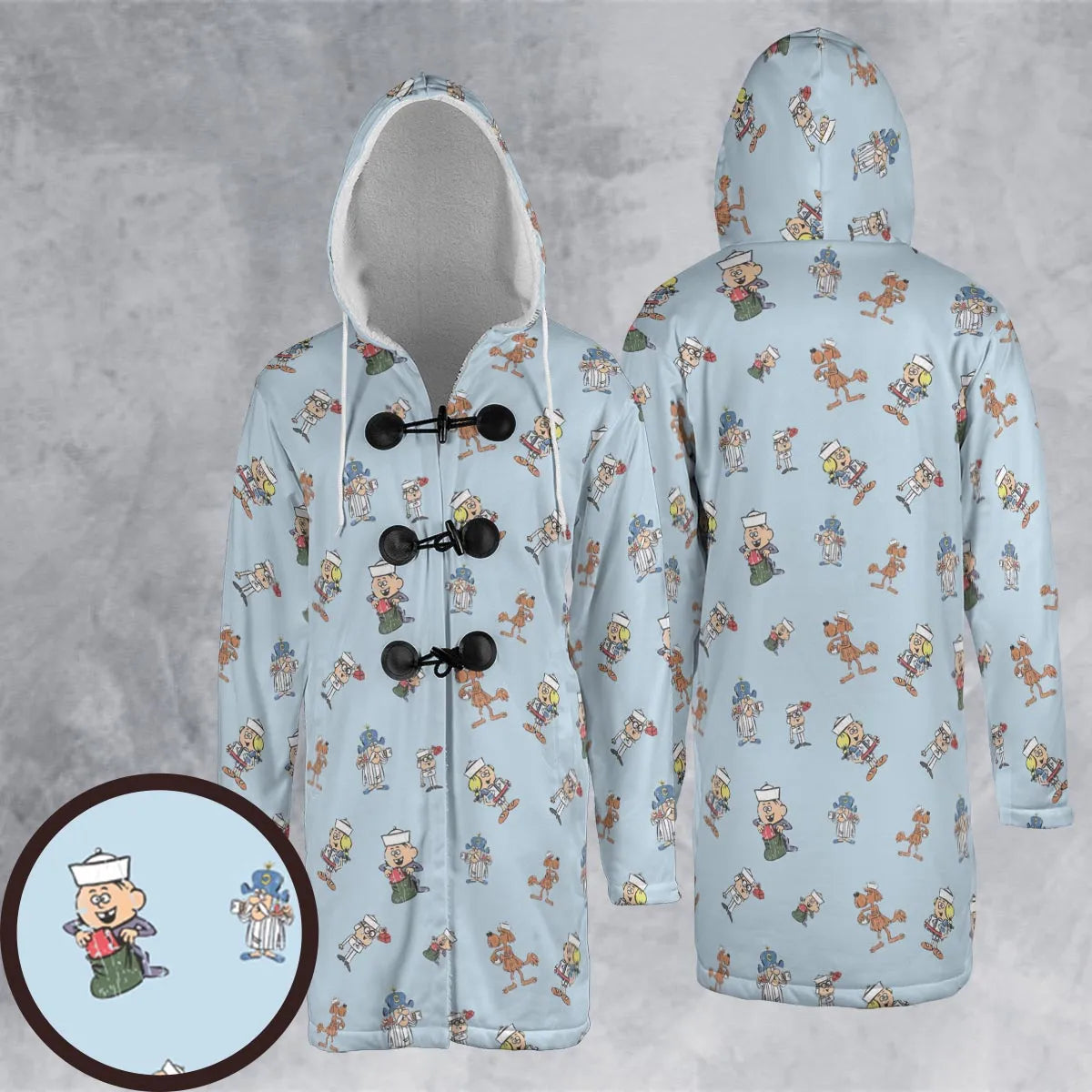 Hooded Cloak Coat - H48NGHCZ
