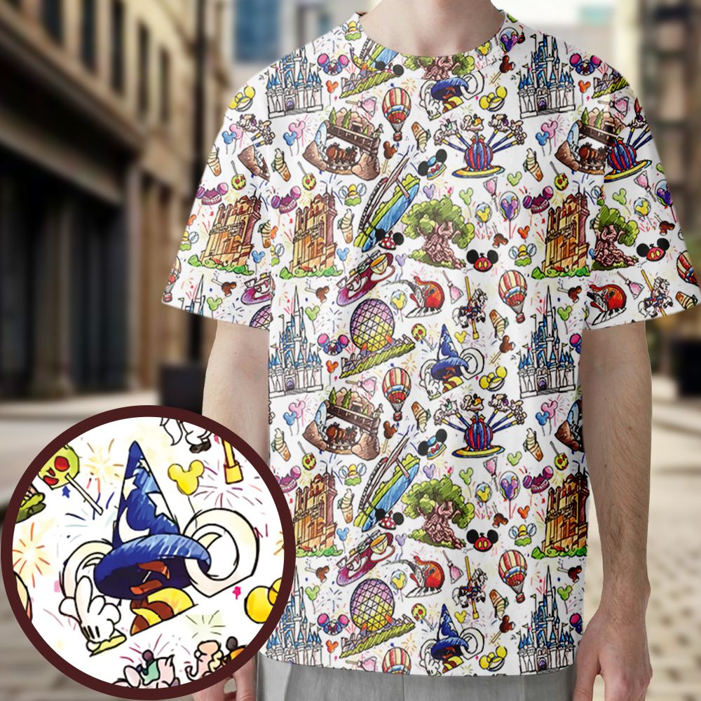 All-Over Print Unisex T-Shirt - 2JT2JNW5 -  - 1