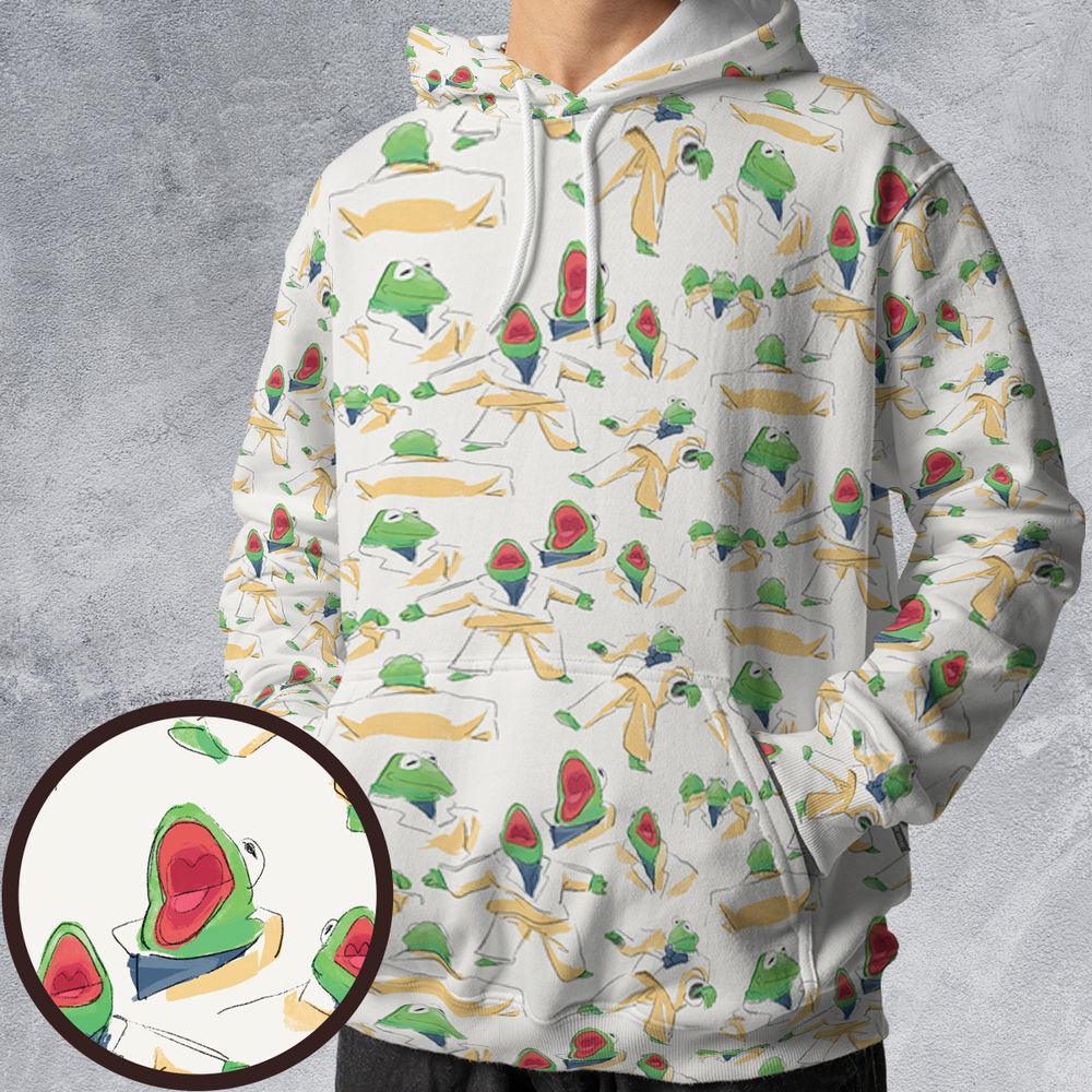 Kermit wearing big suit -  - 1