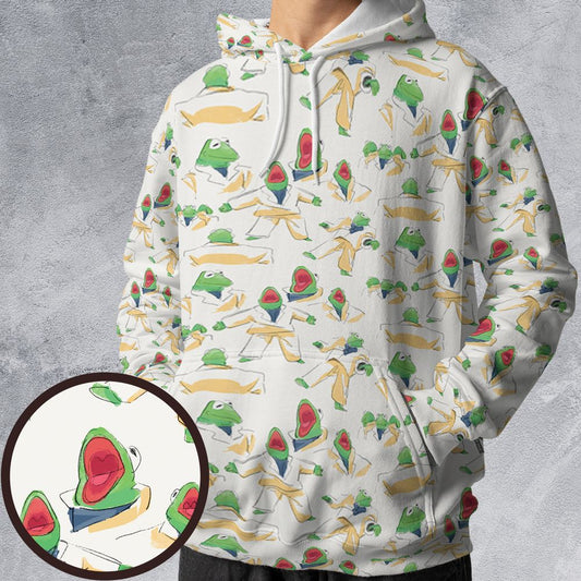 Kermit wearing big suit -  - 1