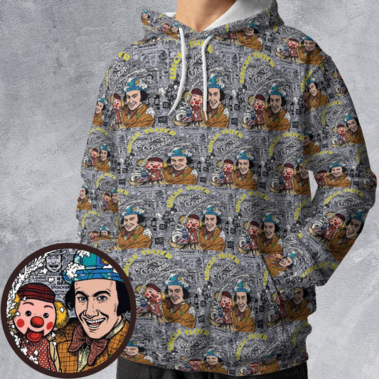 All-over Print Hoodie - 8WX92MJG -  - 1