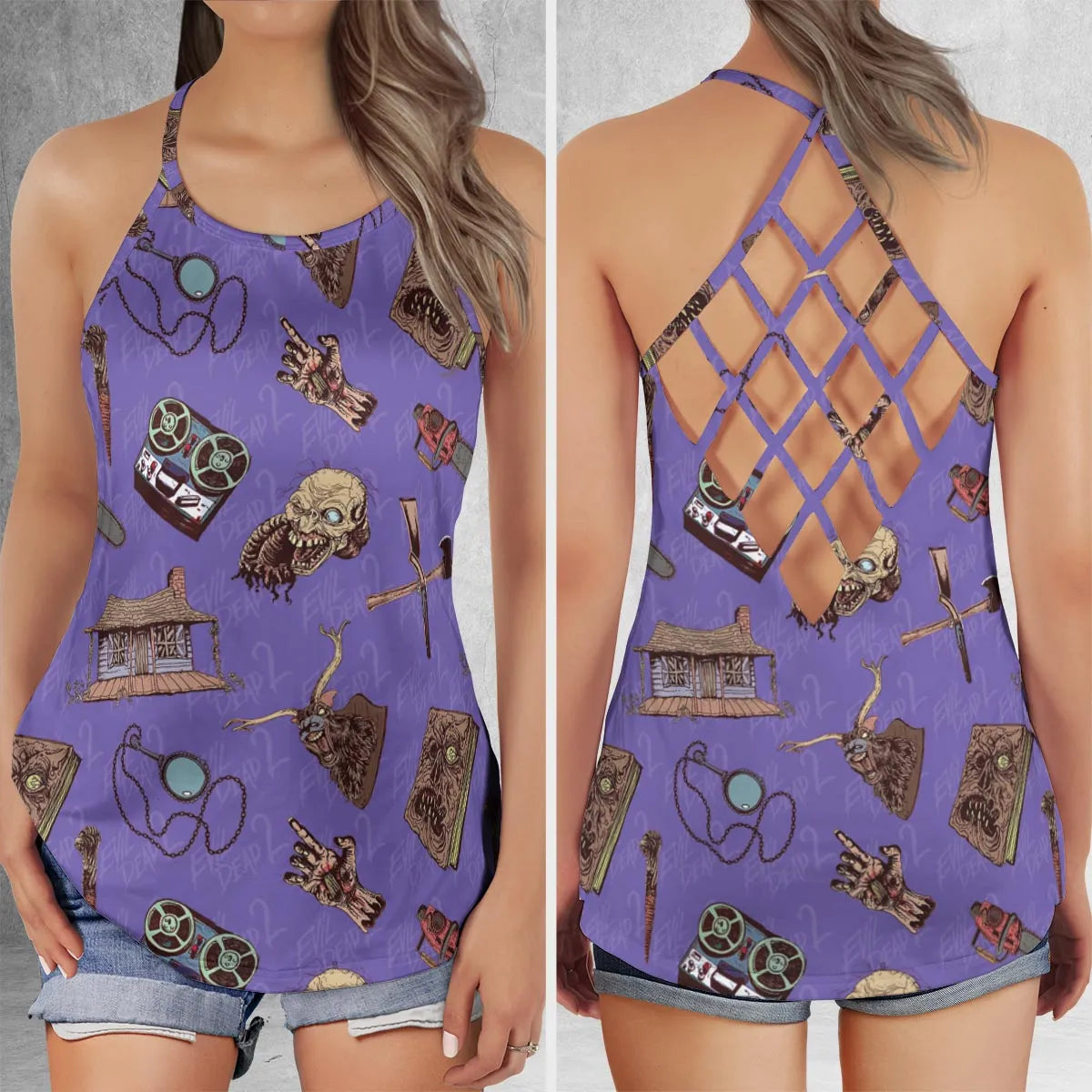Criss Cross Tank Top - ZQ4N4654