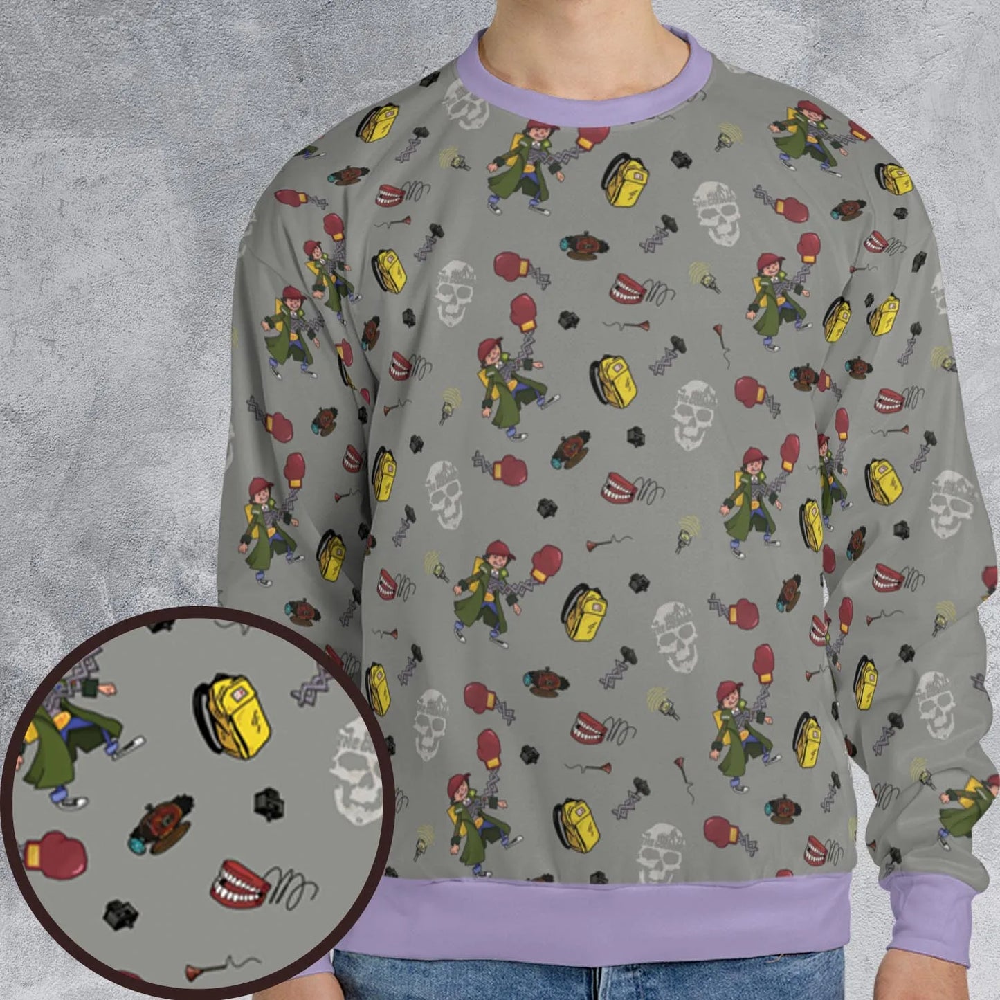 All-over Print Sweatshirt - 54D5FLMM
