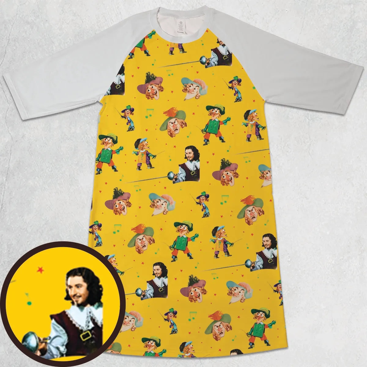 3/4 Sleeve Raglan Dress - LBTNM99D